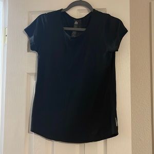 Black athletic shirt